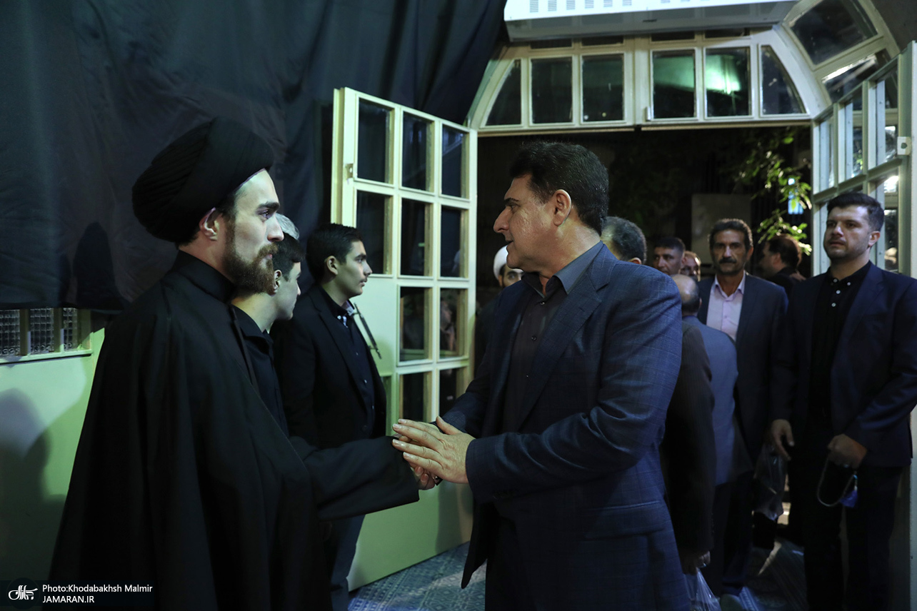 تصاویر: مراسم بزرگداشت مادر همسر سید حسن خمینی و همسر آیت الله موسوی بجنوردی
