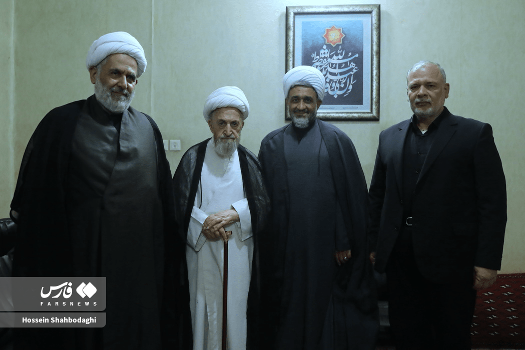 تصاویری جدید از حسین طائب در قم