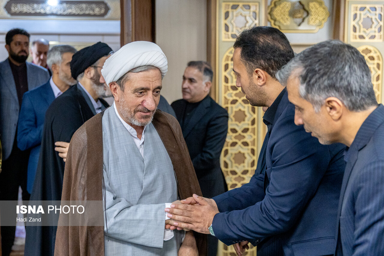 تصاویر: مراسم یادبود مادر رییس سازمان برنامه و بودجه