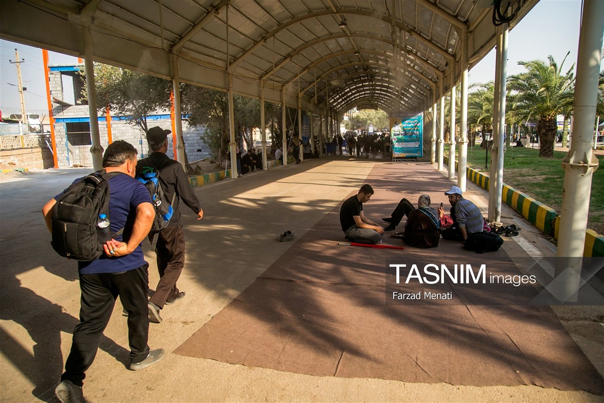 تصاویر: بازگشت زوار اربعین حسینی