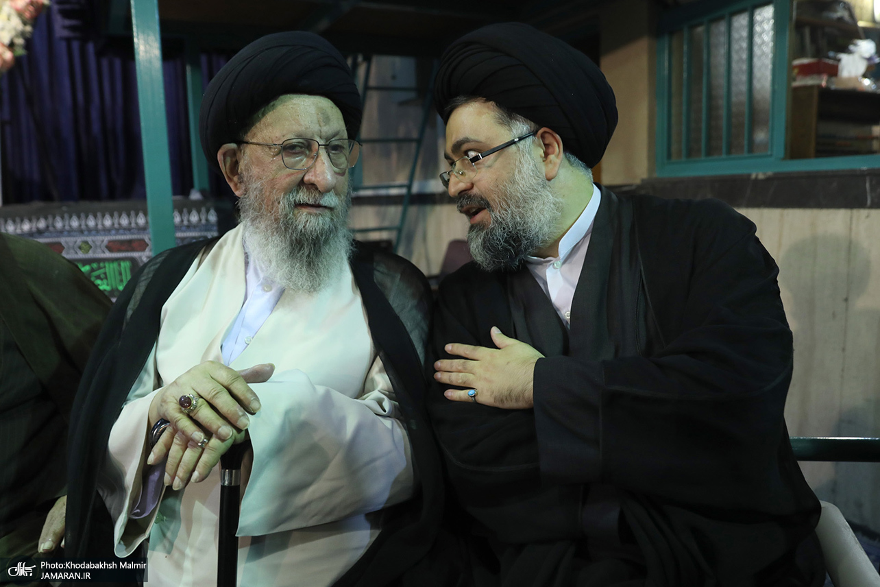 تصاویر: مراسم بزرگداشت مادر همسر سید حسن خمینی و همسر آیت الله موسوی بجنوردی