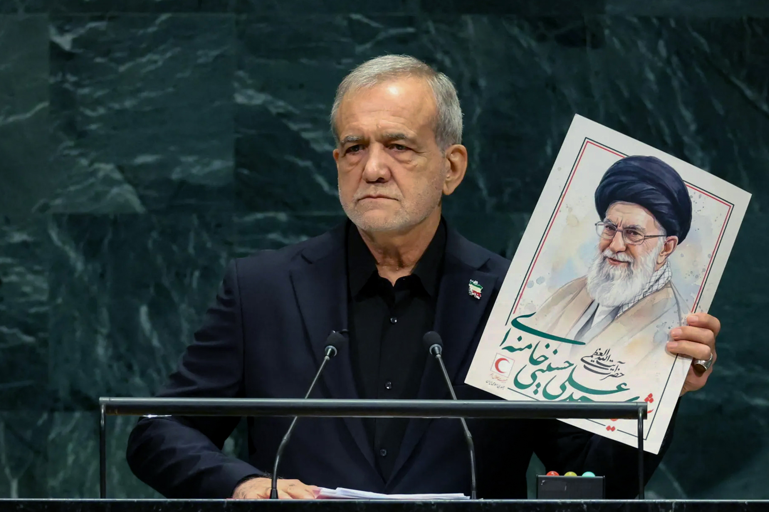 تصاویر: سخنرانی رئیس جمهور در نشست مجمع عمومی سازمان ملل متحد