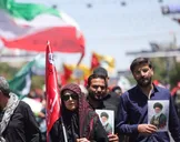 ببینید/ تصاویری از جمعیت حاضر در مسیر تشییع پیکر رهبر شهید انقلاب