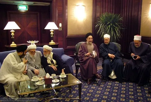 تصویر: آیت الله جنتی و سید محمد خاتمی در مصر