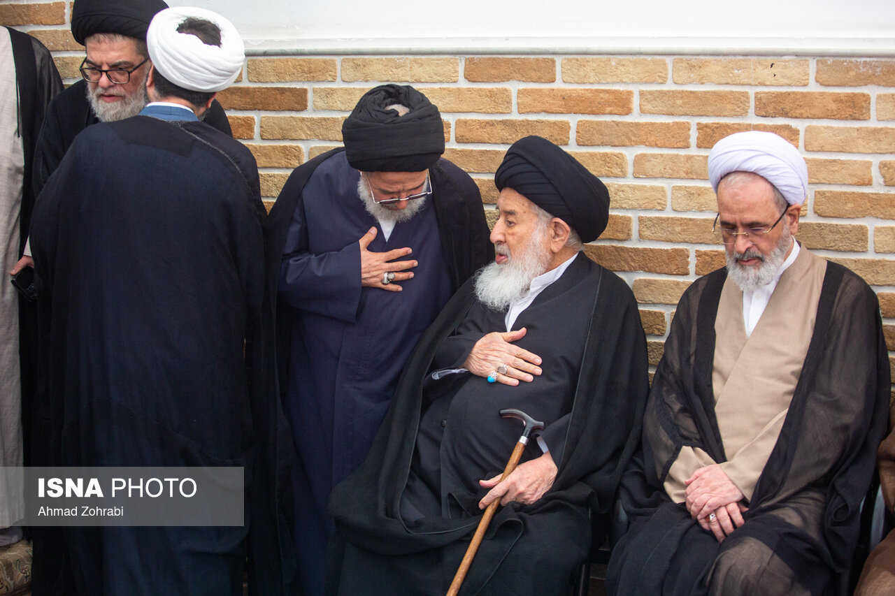 تصاویر: مراسم وداع با پیکر آیت‌الله «شبیری زنجانی»