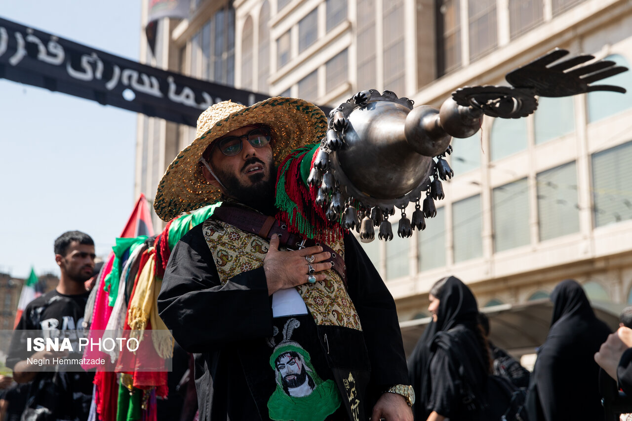 تصاویر: مراسم پیاده‌روی جاماندگان اربعین حسینی در تهران