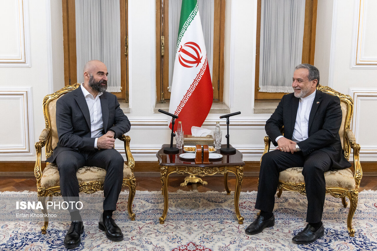 تصاویر: دیدار رئیس اتحادیه میهنی کردستان عراق با عراقچی