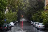 بارش برف و باران در محورهای مواصلاتی ۸ استان کشور