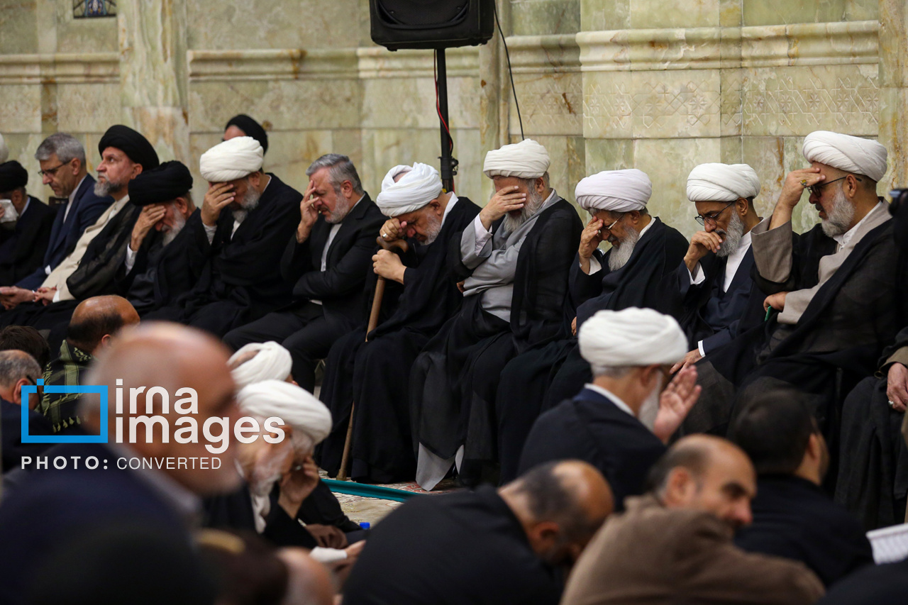 تصاویر: مراسم چهلم ارتحال آیت‌الله شبیری زنجانی در قم