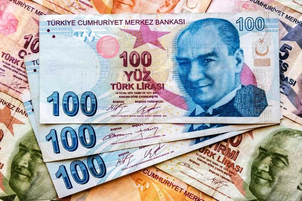 قیمت لیر ترکیه، امروز پنجشنبه ۵ شهریور ۱۴۰۵