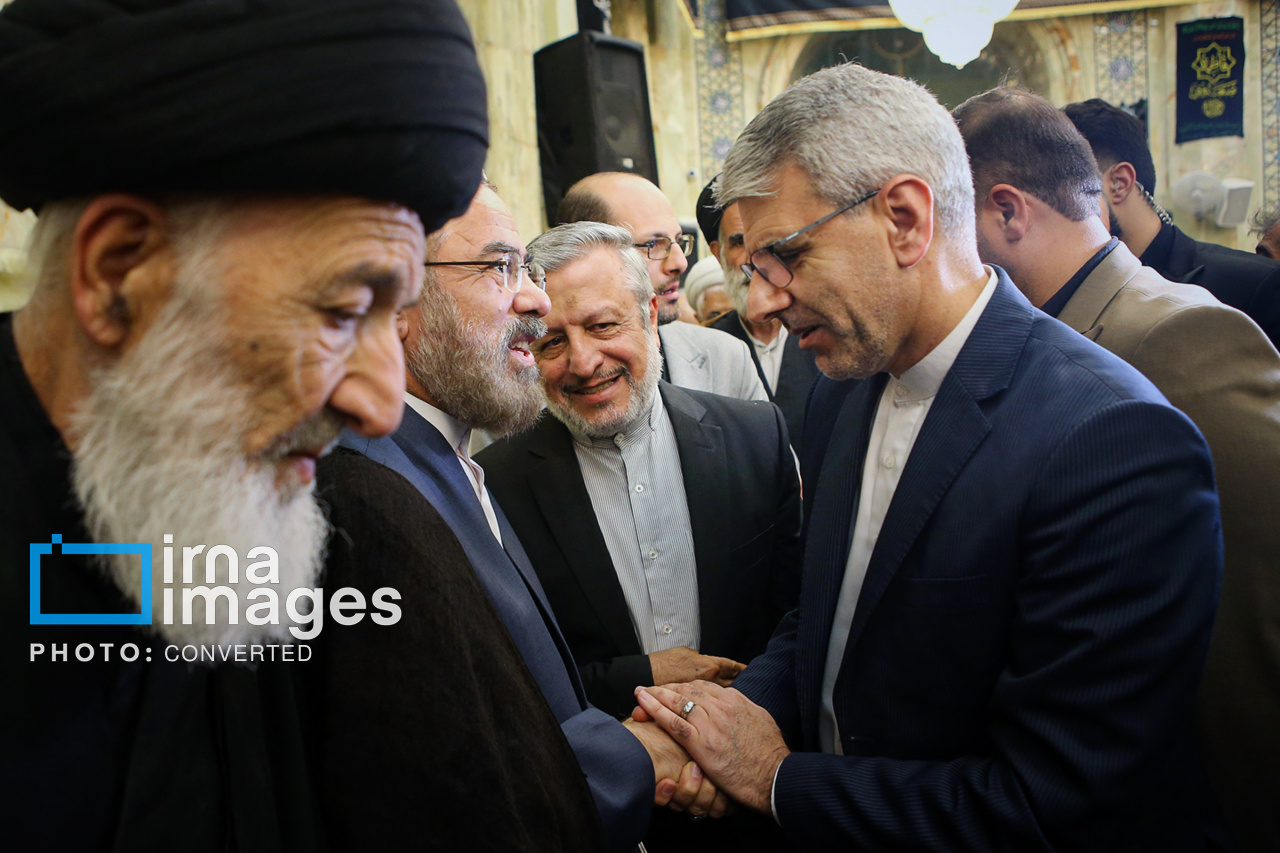 تصاویر: مراسم چهلم ارتحال آیت‌الله شبیری زنجانی در قم