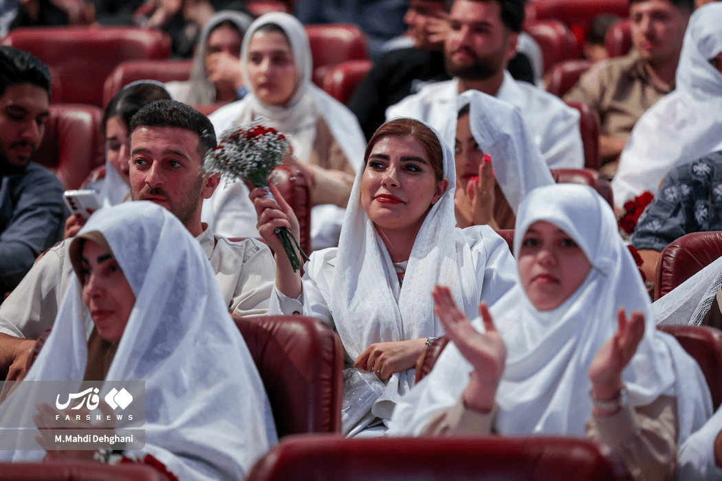 تصاویر: جشن ازدواج ۱۱۰ زوج تهرانی