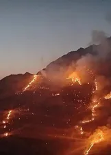 محیط‌زیست کردستان: آتش سوزی در مناطق حفاظت شده شاهو و کوسالان، پس از ۱۵ ساعت تلاش مهار شد