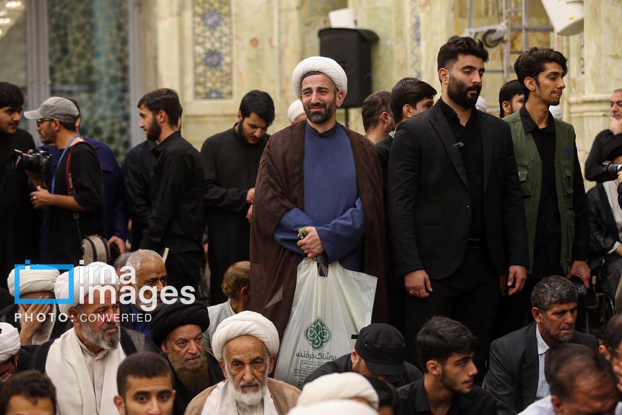 تصاویر: مراسم چهلم ارتحال آیت‌الله شبیری زنجانی در قم