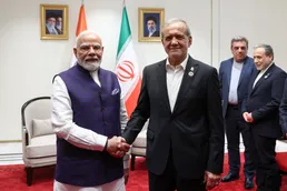ببینید / ‏پزشکیان در واکنش به تذکر رعایت پروتکل در دیدار با نخست وزیر هند؛ «بابا ول کن پروتکل‌ها رو...»