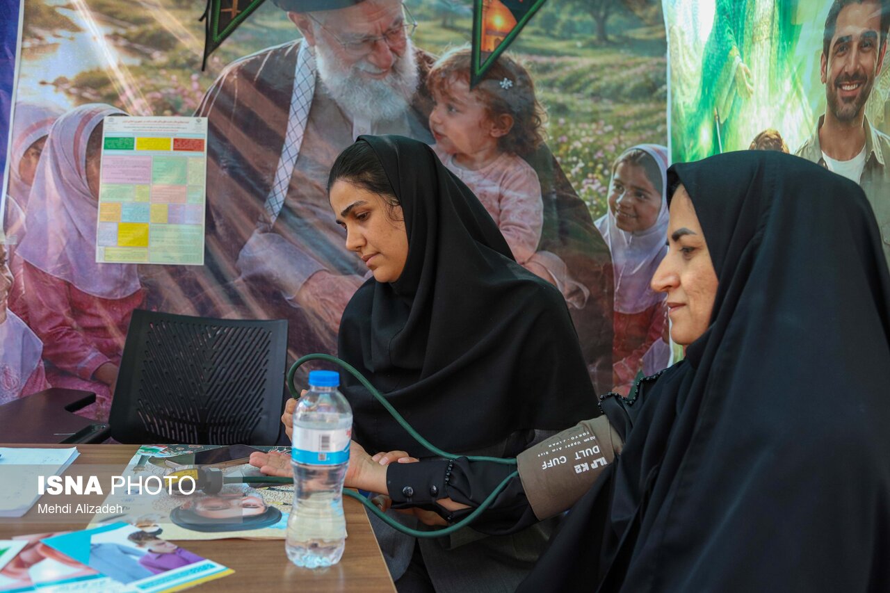 تصاویر: مواکب ورودی شمالی مشهد پیش از مراسم تشییع رهبر شهید