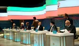 تصاویر : نخستین مناظره تلویزیونی نامزدهای ریاست جمهوری
