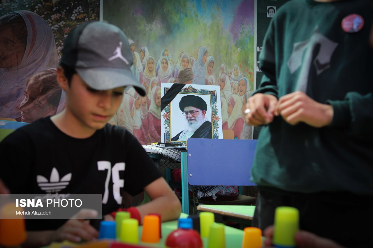 تصاویر: مواکب ورودی شمالی مشهد پیش از مراسم تشییع رهبر شهید
