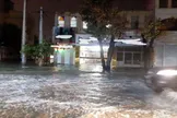 بارندگی شدید در مازندران باعث آبگرفتگی معابر شهری شد