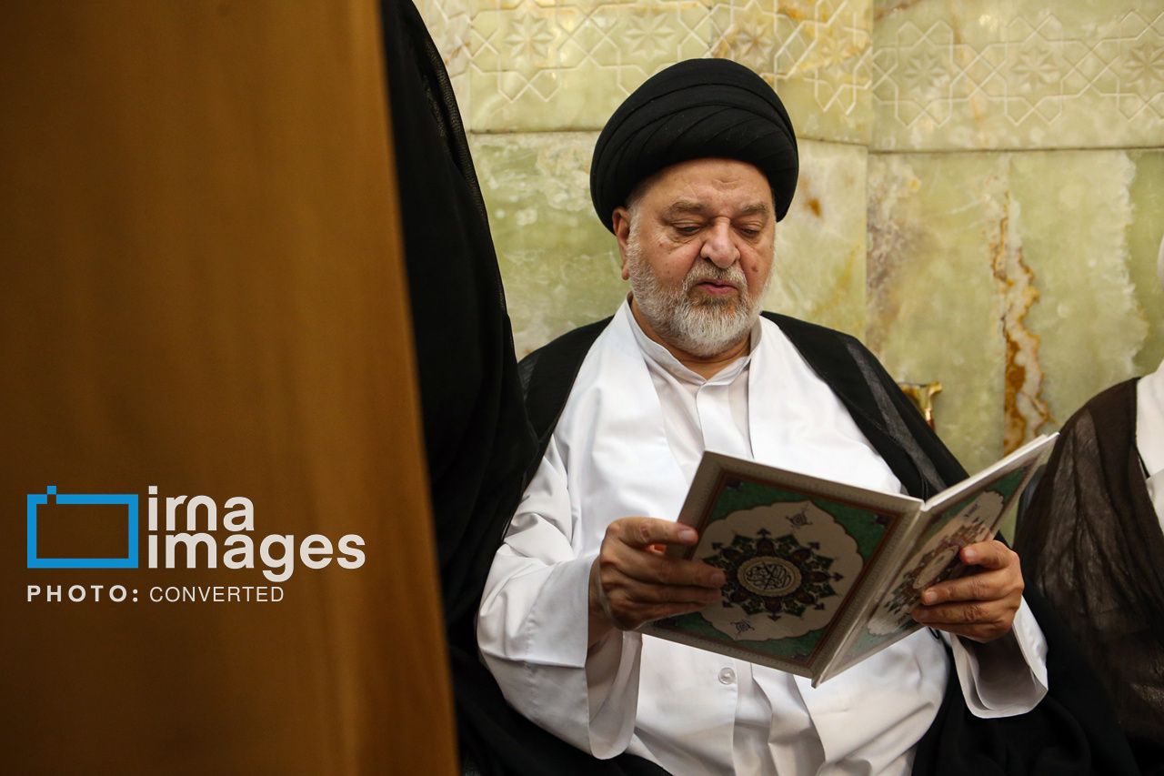 تصاویر: مراسم چهلم ارتحال آیت‌الله شبیری زنجانی در قم