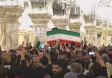 ببینید/ ورود پیکر رهبر شهید به داخل حرم امیرالمومنین (ع)