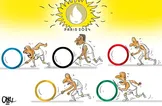 کاریکاتور / تنور داغ المپیک در پاریس!