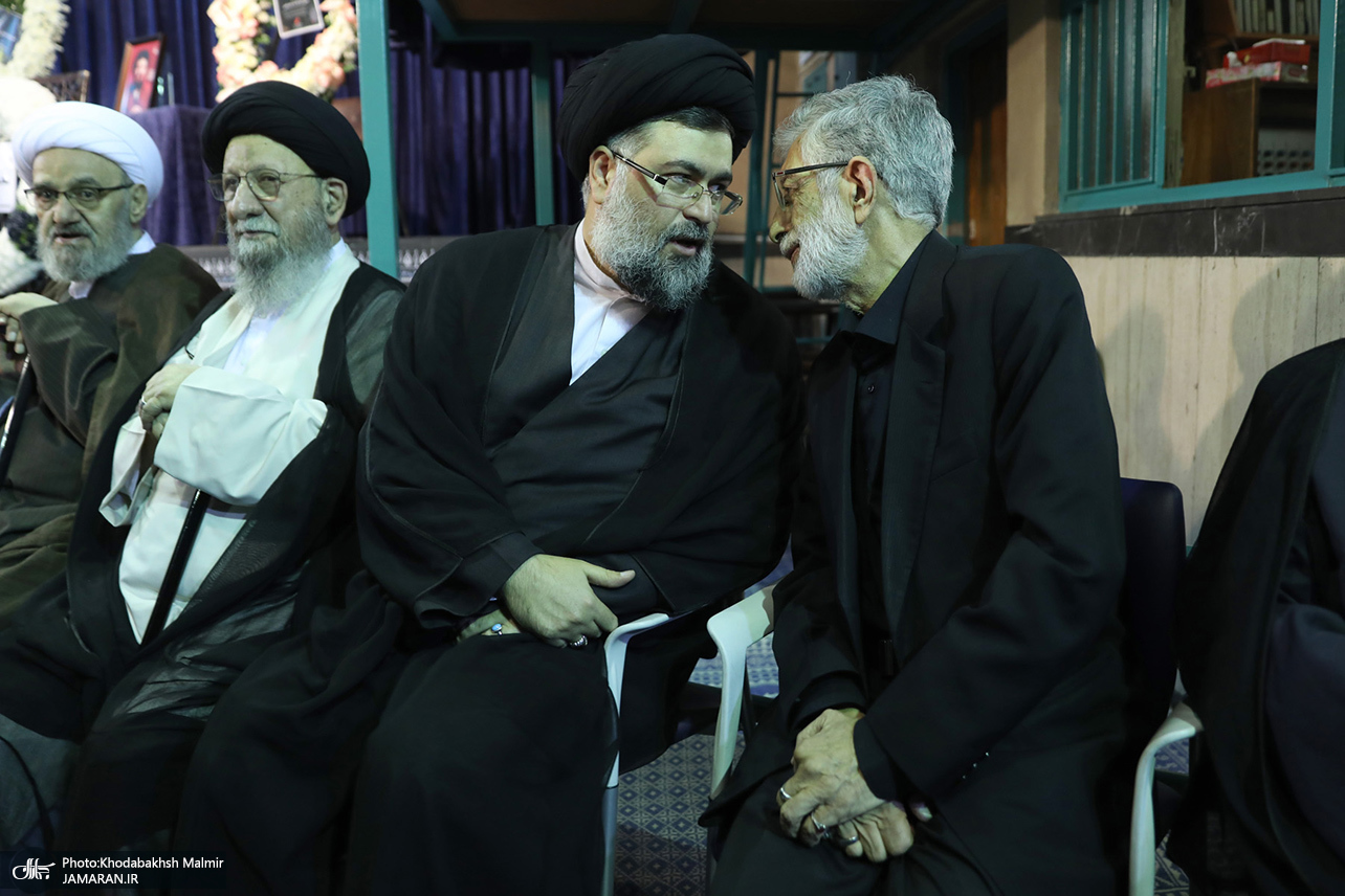 تصاویر: مراسم بزرگداشت مادر همسر سید حسن خمینی و همسر آیت الله موسوی بجنوردی