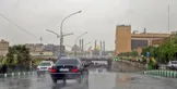 باران در عرض ۴۵ دقیقه، خیابان‌های قم را تسخیر کرد