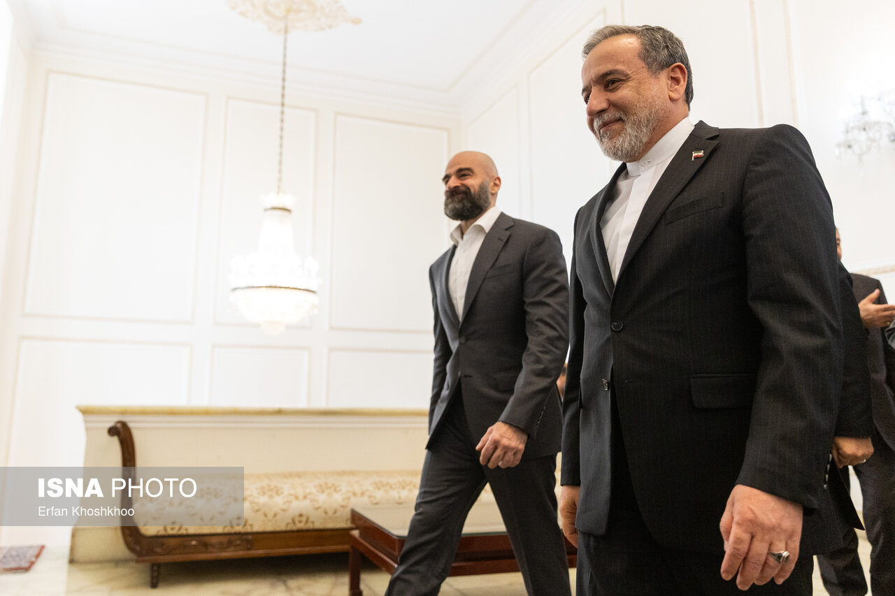 تصاویر: دیدار رئیس اتحادیه میهنی کردستان عراق با عراقچی