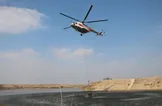 عملیات گسترده هلال‌احمر برای مهار آتش‌سوزی جنگل توسکستان/ ۳۲ سورت پرواز بالگرد در دو روز