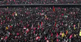 ببینید/ تصاویری دیگر از خیل جمعیت نمازگزاران در مصلی تهران