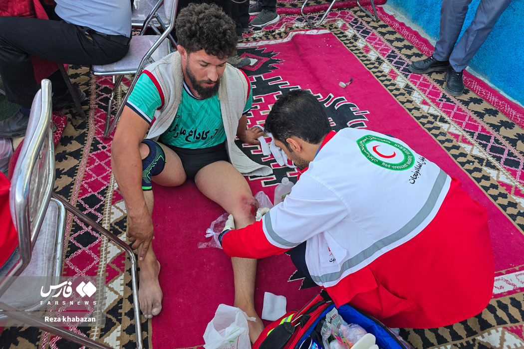 تصاویر: مسابقات کشتی با چوخه در خانلق شیروان