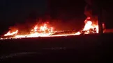 تصادف یک خودروی سوخت‌بر حامل بنزین قاچاق با سه خودرو؛ ۱۳ نفر جان باختند