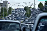 ترافیک سنگین در ۱۰ بزرگراه شهر تهران