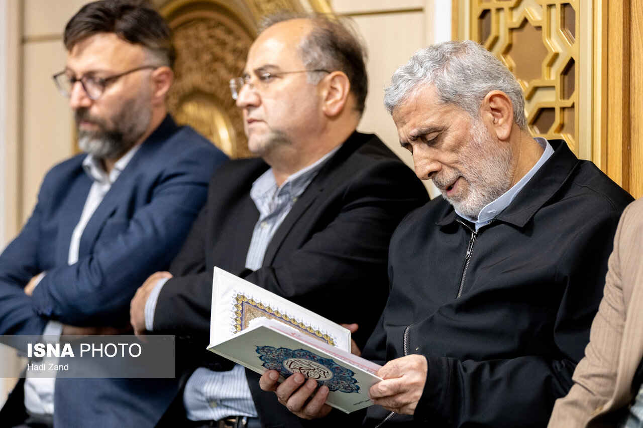 تصاویر: مراسم یادبود مادر رییس سازمان برنامه و بودجه