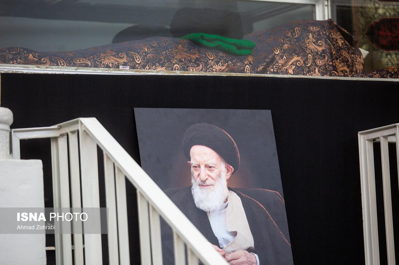 تصاویر: مراسم وداع با پیکر آیت‌الله «شبیری زنجانی»