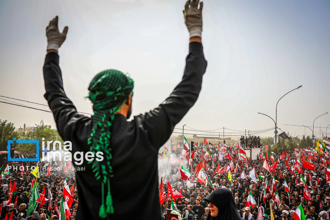 تصاویر: تشییع پیکر مطهر رهبر شهید انقلاب در قم