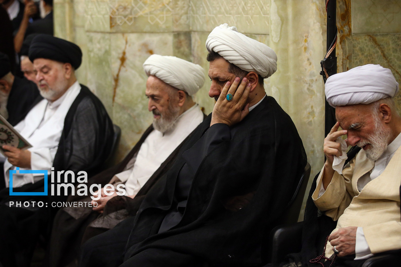تصاویر: مراسم چهلم ارتحال آیت‌الله شبیری زنجانی در قم