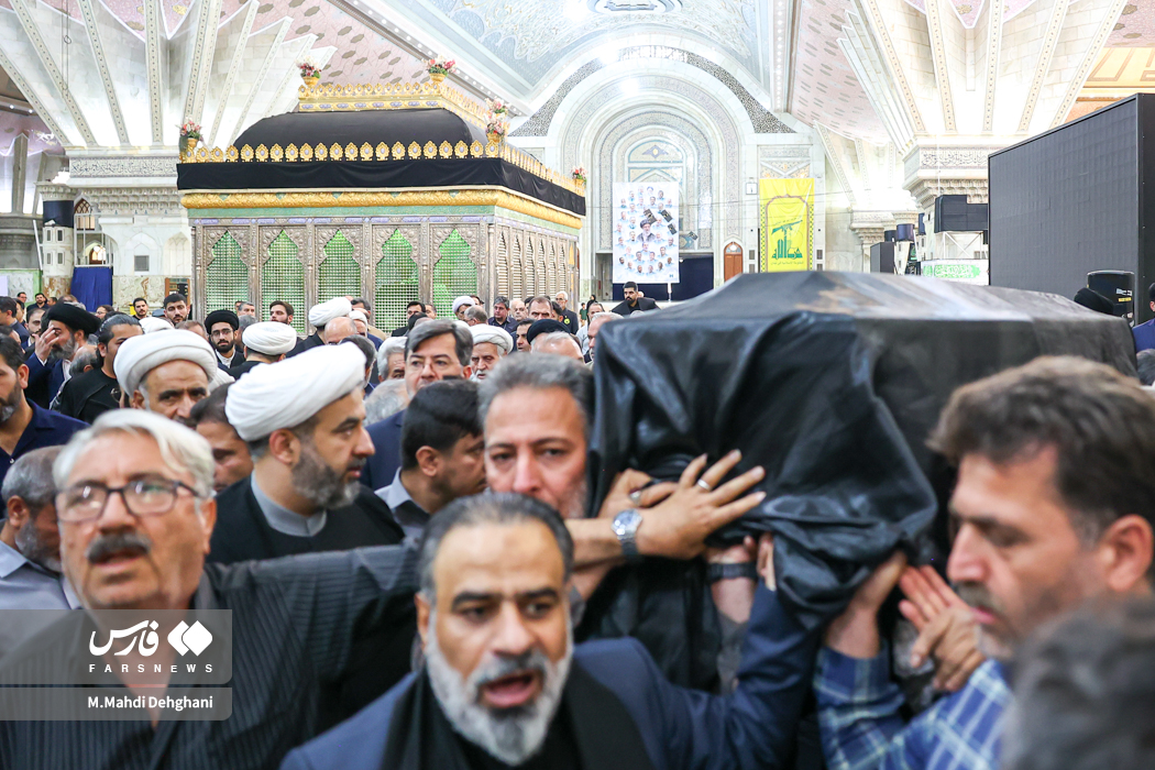 تصاویر: تشییع پیکر مادر همسر سید حسن خمینی