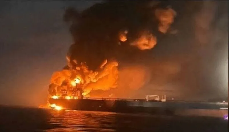 سپاه: چهارمین نفتکش متخلف در مسیر غیر مجاز تنگه هرمز منفجر شد