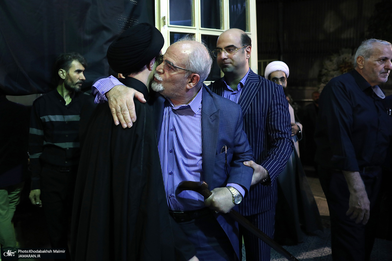 تصاویر: مراسم بزرگداشت مادر همسر سید حسن خمینی و همسر آیت الله موسوی بجنوردی