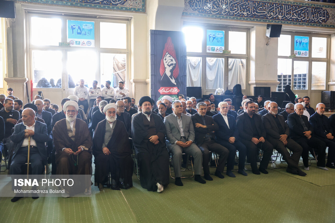 تصاویر: مراسم بزرگداشت چهلمین روز تدفین رهبر شهید انقلاب