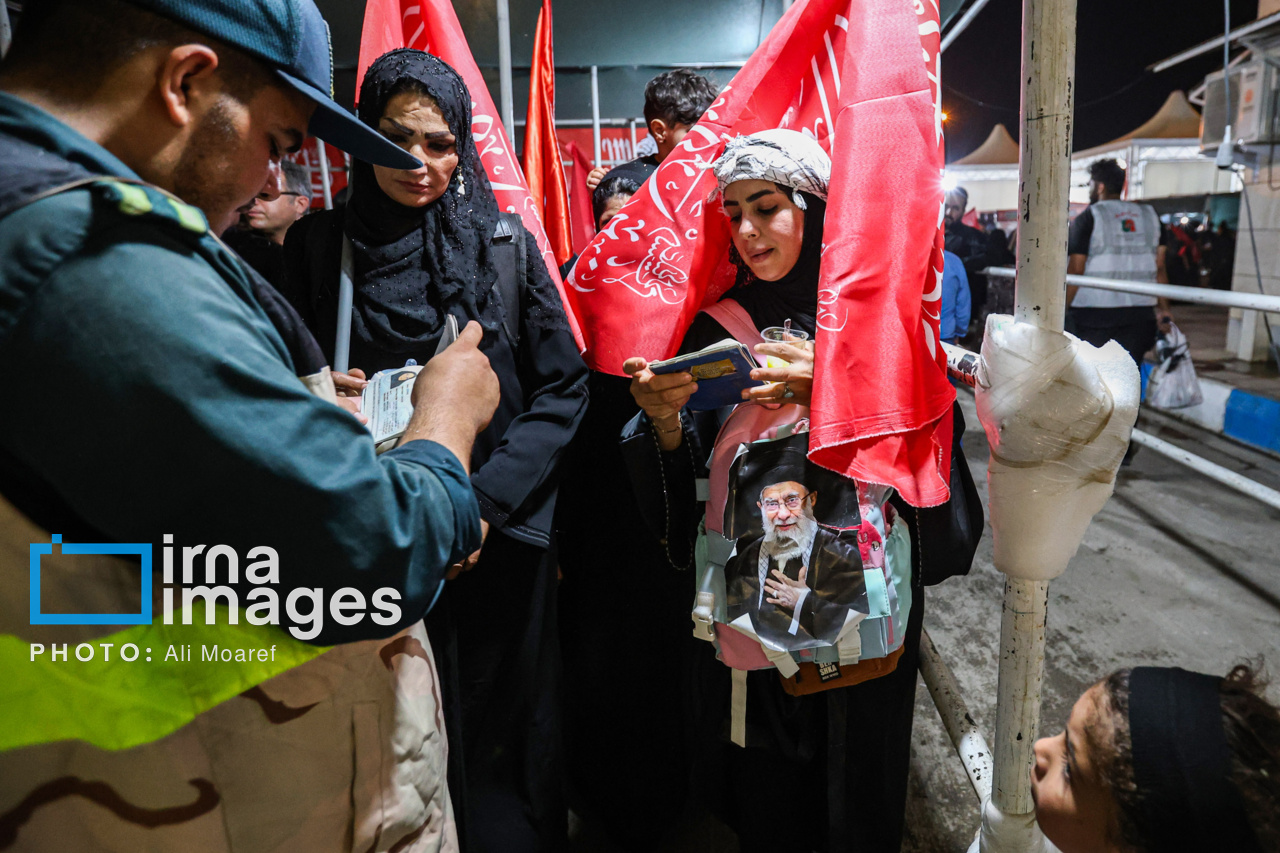 تصاویر: تردد زائران اربعین در پایانه مرزی چذابه