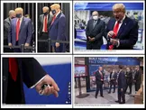 ترامپ بالاخره مجبور شد ماسک بزند!