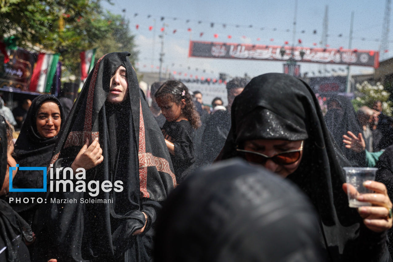 تصاویر: مراسم پیاده‌روی جاماندگان اربعین حسینی در تهران