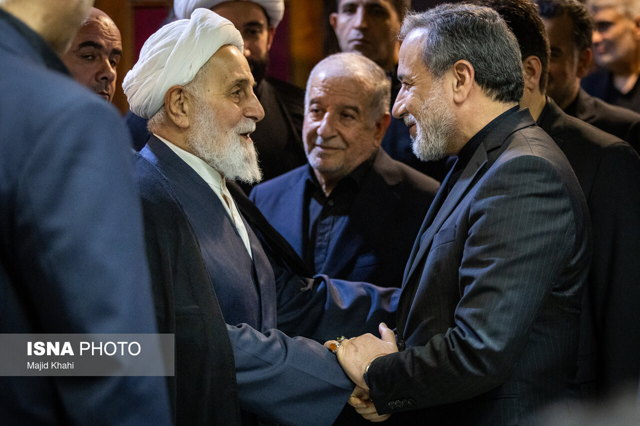 تصاویر: مراسم ختم خواهر عراقچی، وزیر خارجه