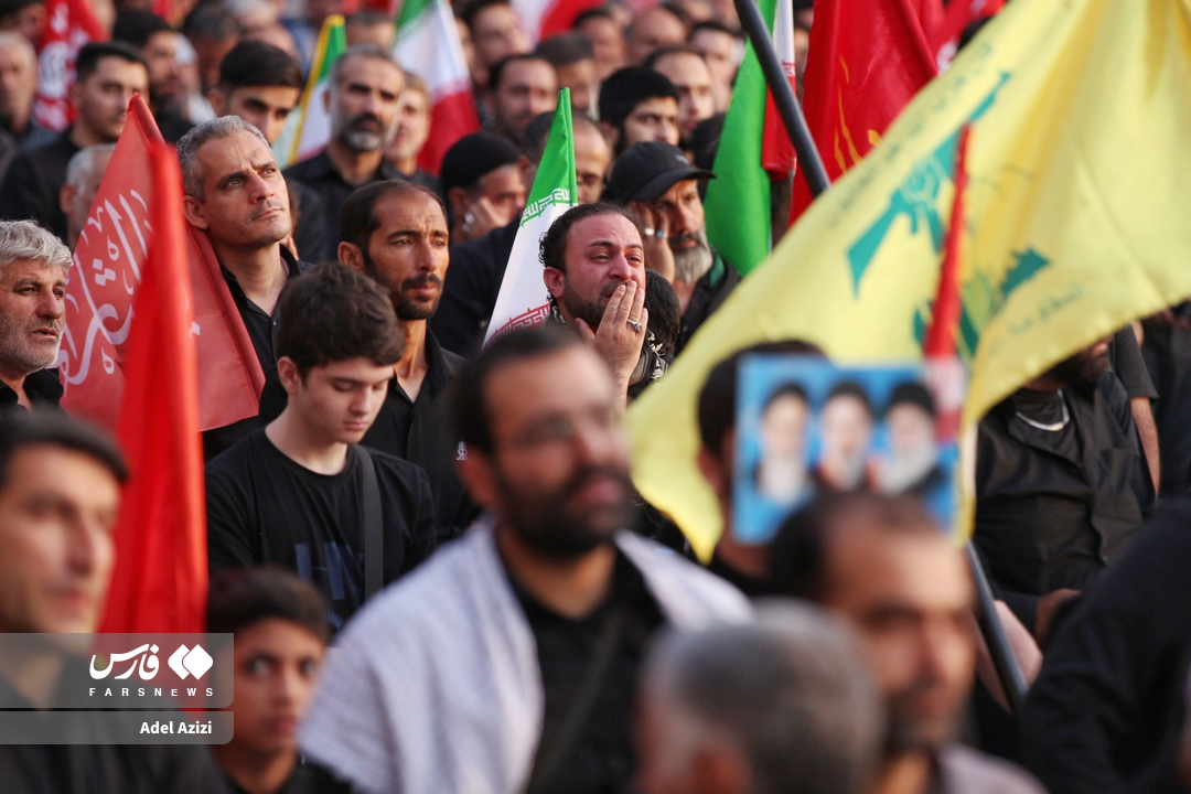 تصاویر: اقامه نماز بر پیکر رهبر شهید انقلاب در مسجد مقدس جمکران