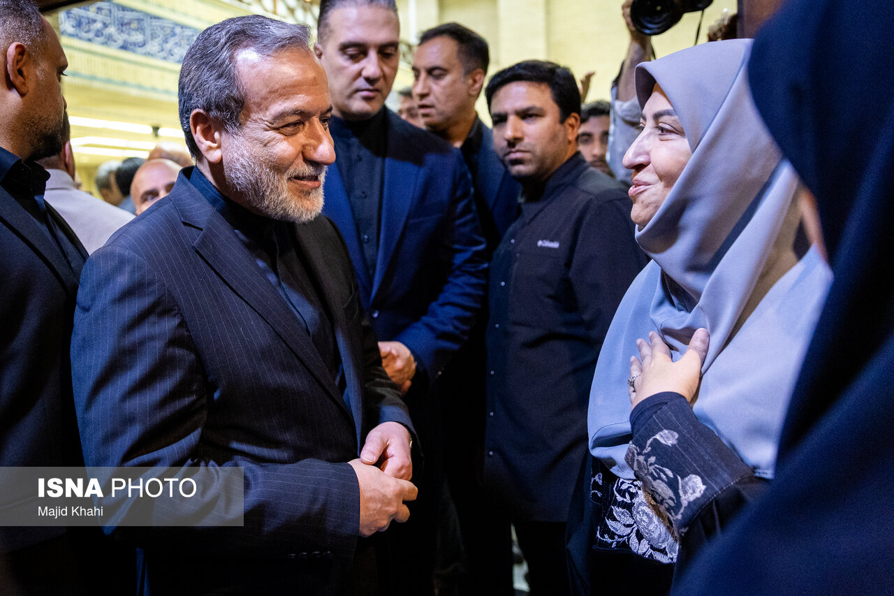 تصاویر: مراسم ختم خواهر عراقچی، وزیر خارجه