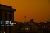 عکس/ هوای نارنجی تهران