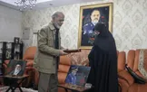 دیدار فرمانده قرارگاه خاتم با خانوادۀ شهیدان نصیرزاده، وزیر فقید دفاع و دره‌باغی، معاون ستاد کل نیروهای مسلح